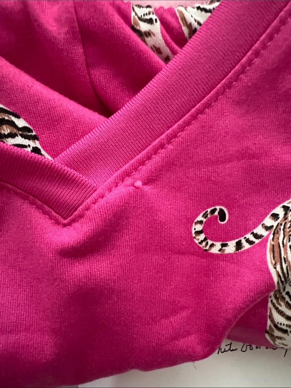 🌻 Women’s Pink Tiger-Print tank &shorts  Pajama . H157 - Picture 8 of 9